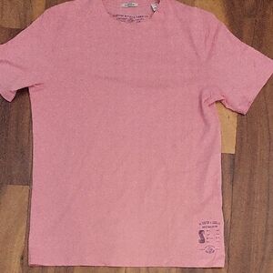 Scotch & Soda Men Light Pink Short Sleeve Tee